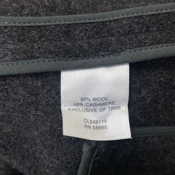 CLASSIQUES ENTIER Wool Batwing Sleeve Belted Cape Overcoat Size S - Picture 5 of 8